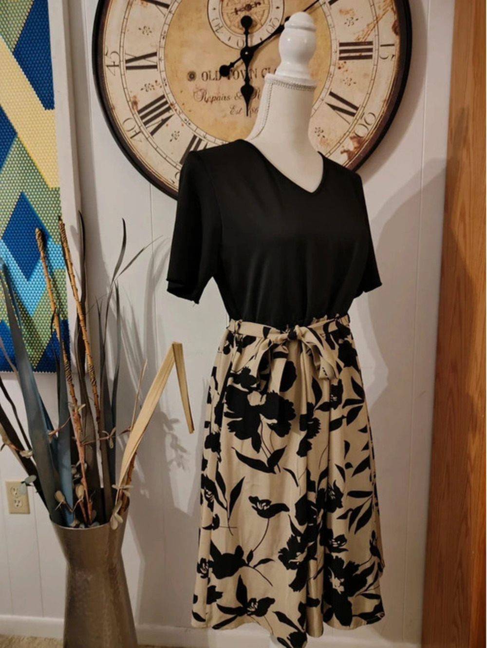 Unbranded (Shein?) Adorable A-Line Skirt Sz Large (fits 10)